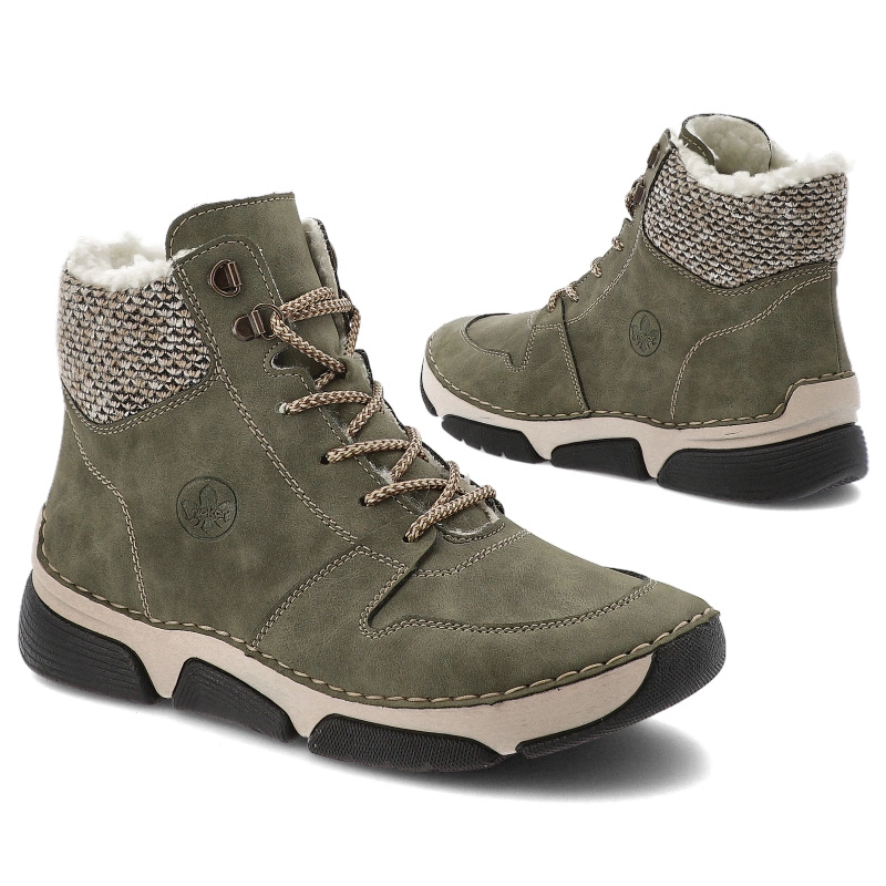 Členkové Topánky RIEKER - 45955-54 Green