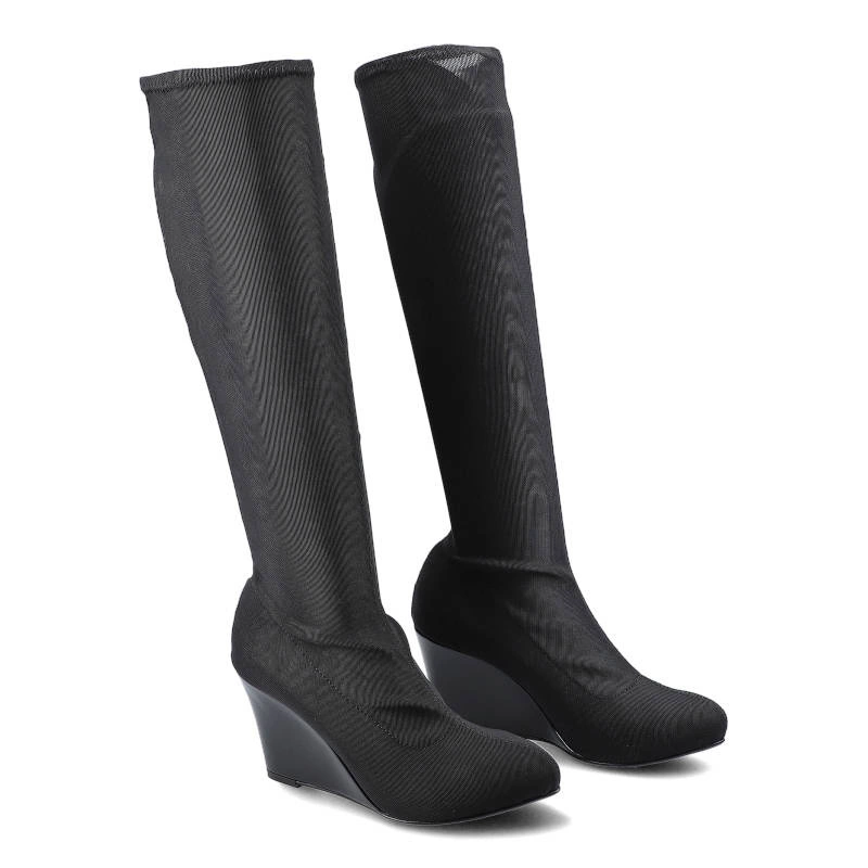 Čižmy Massimo POLI - 4Y2-5C-0642 Siateczka Czarna