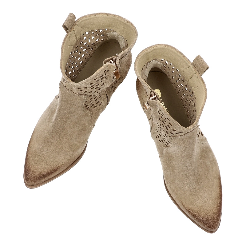 Kovbojky ARMODO - 1616 Beż Welur