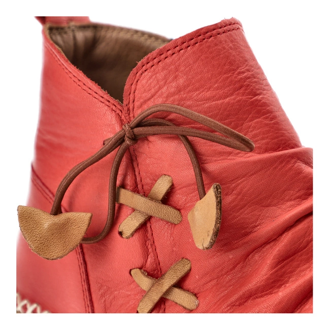 Členkové Topánky Ravini - 1821-X Red-Tan