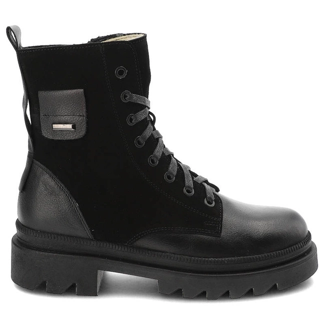 Členkové Topánky Pollonus - 5-1447-004 Czarny Verona+Welur