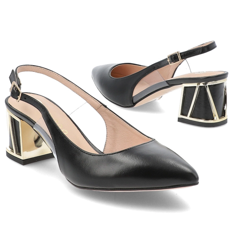 Lodičky ARMODO - 869 Czarne Lico