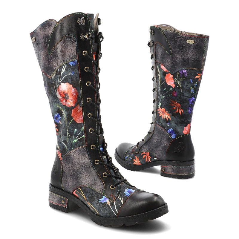 Čižmy LAURA VITA - Cocrailo 63 SL0053-63B Charbon