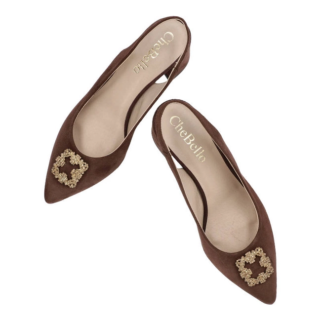 Sandále Chebello - 4006_-458-000-PSK-S75 Brąz Czekolada