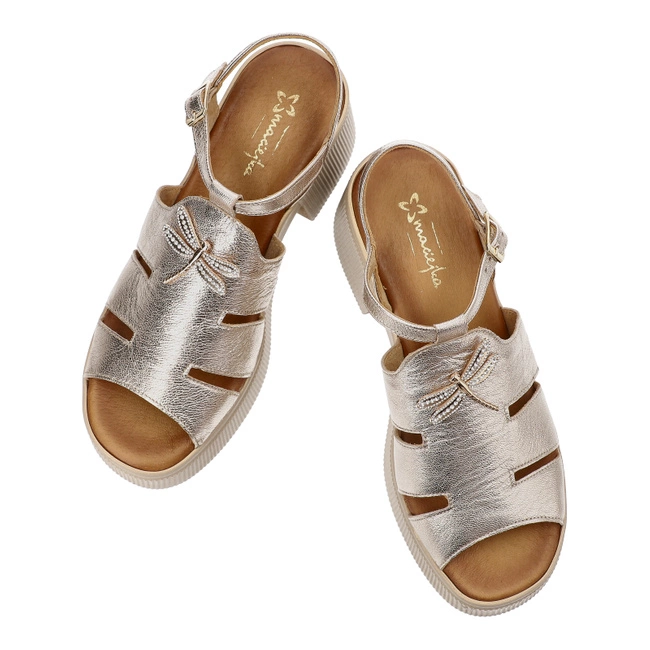 Sandále Maciejka - 06548-25/00-5 Złoty