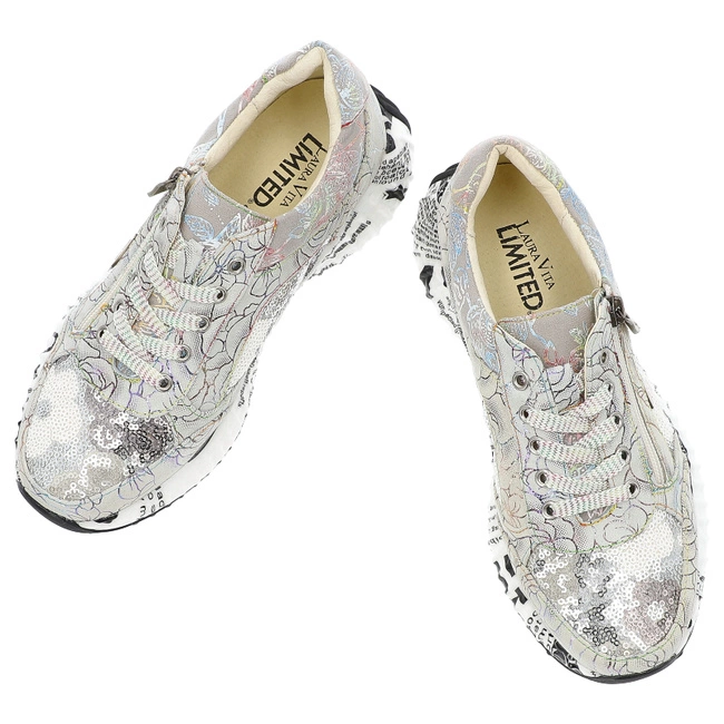 Tenisky LAURA VITA - Burton 1123 SL1826-11F Perle