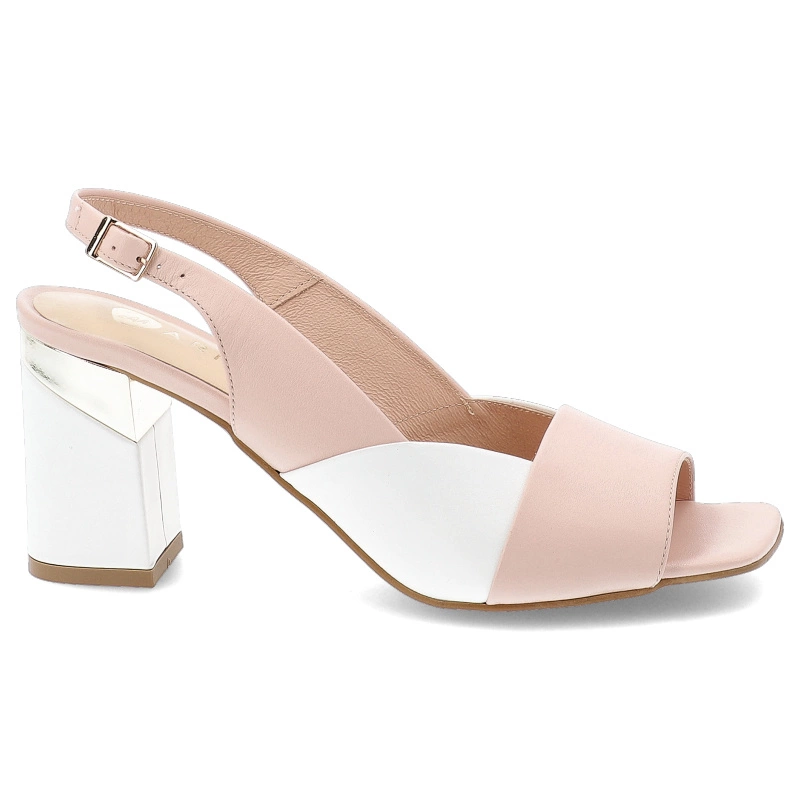 Sandále ARMODO - 865/2/A Puder Lico/Białe Lico