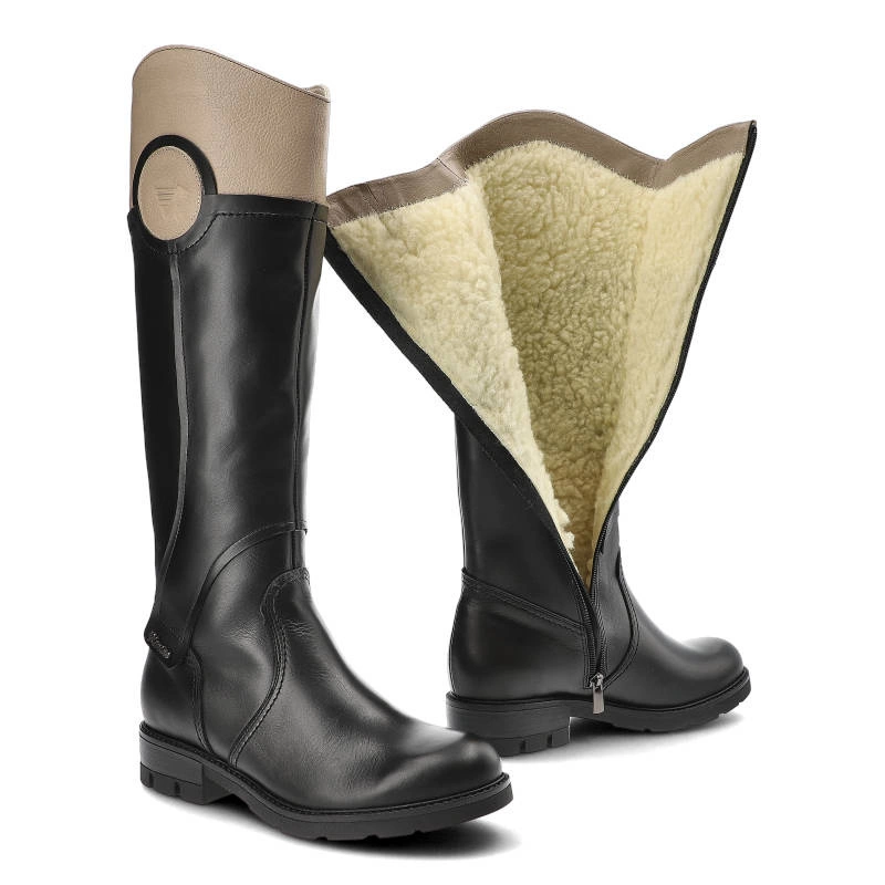 Čižmy Karino - 0914/076-M Czarny