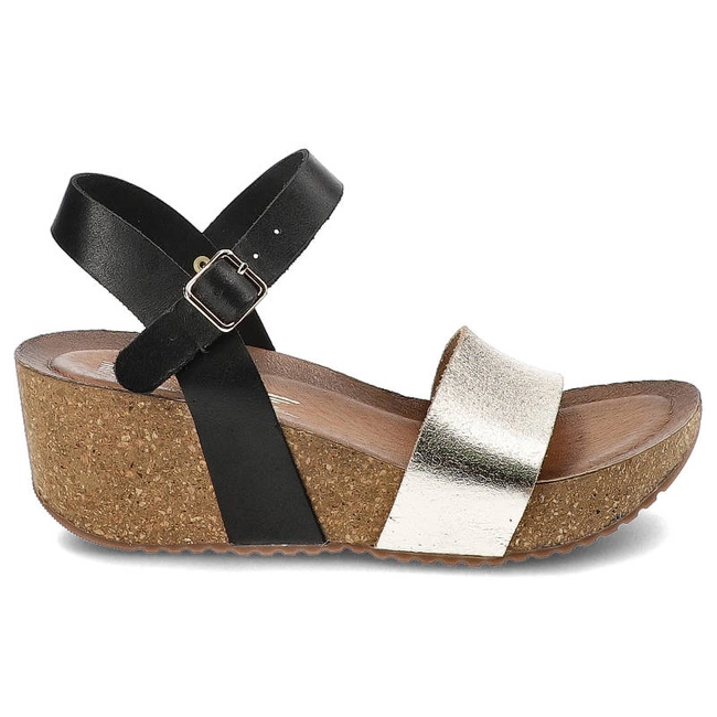 Sandále Lemar - 40286 Bf.Czarny+Bf.Złoto