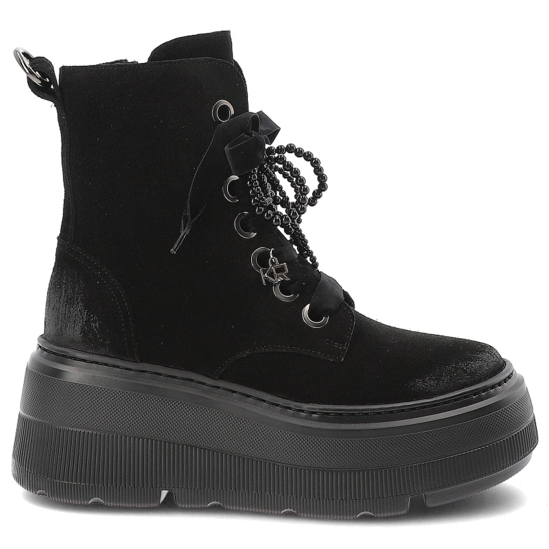 Členkové Topánky KARINO - 5759/003-F Czarny/Welur