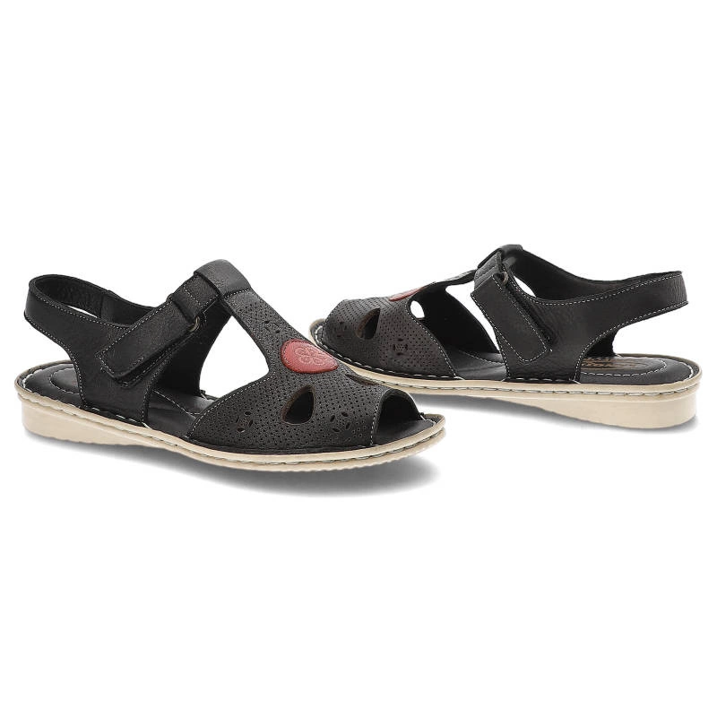 Sandále Lanqier - 38C372 Black