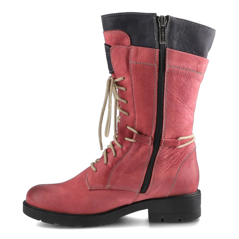 Členkové Topánky Karino - 2032/139-M Czerwony/Granat