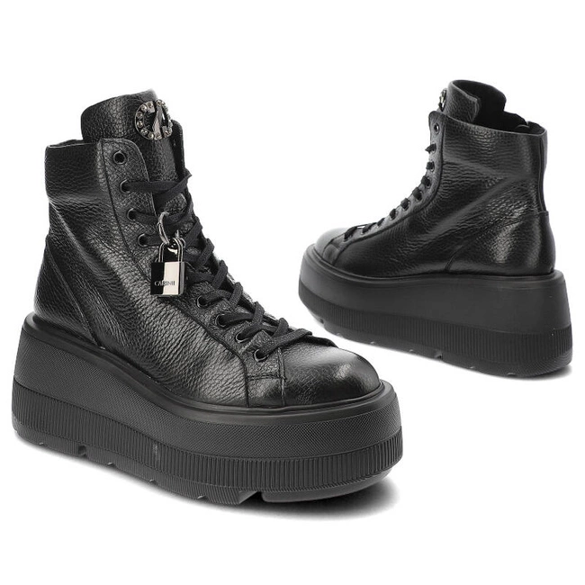 Tenisky Carinii - B9517_-J23-000-000-G36 Czarny