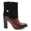 Členkové Topánky Carinii - B2344_-B36-063-PLO-927 New Jork Bordo/Zamsz Czarny