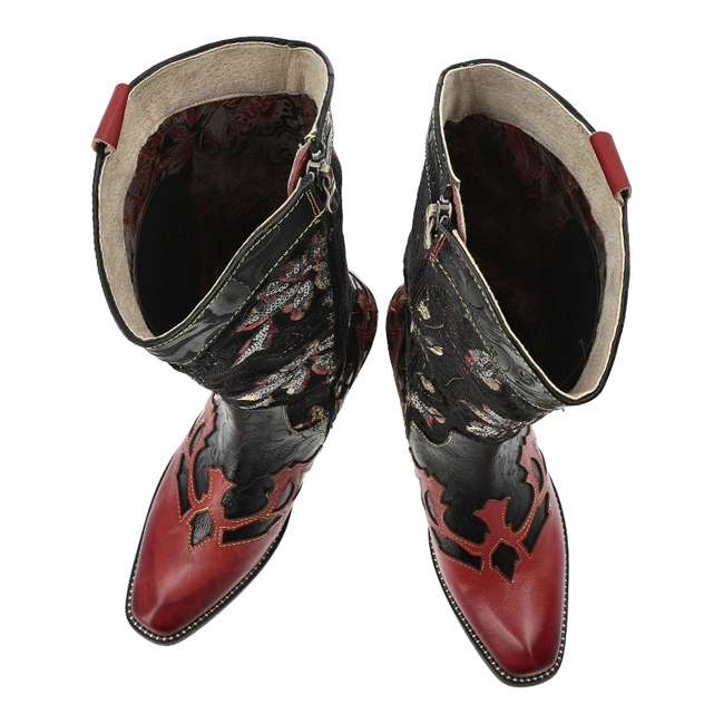 Čižmy LAURA VITA - Ercwinao 19 SL1505-A9A Rouge