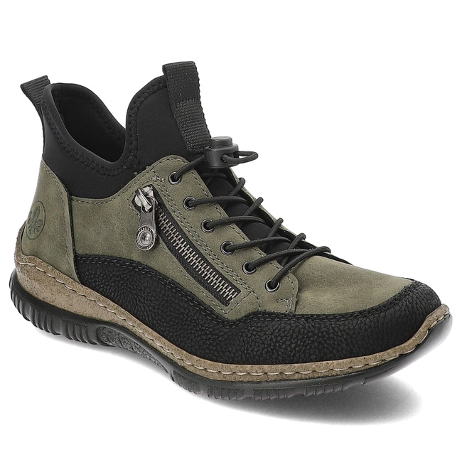 Členkové Topánky Rieker - N32G3-54 Green Combination