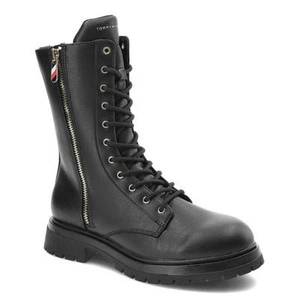 Členkové Topánky Tommy Hilfiger - T3A5-32381-1355999-Lace-Up Bootie Black 999