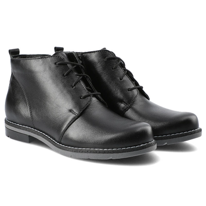 Členkové Topánky Wasak - 0354 Czarny