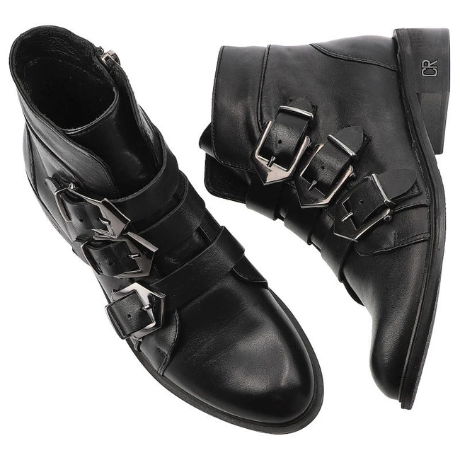 Členkové Topánky Carinii - B5202_E50-000-POL-C58 Czarny