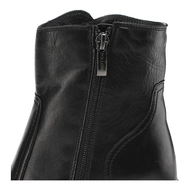 Členkové Topánky Pollonus - 5795 Czarny Licowy