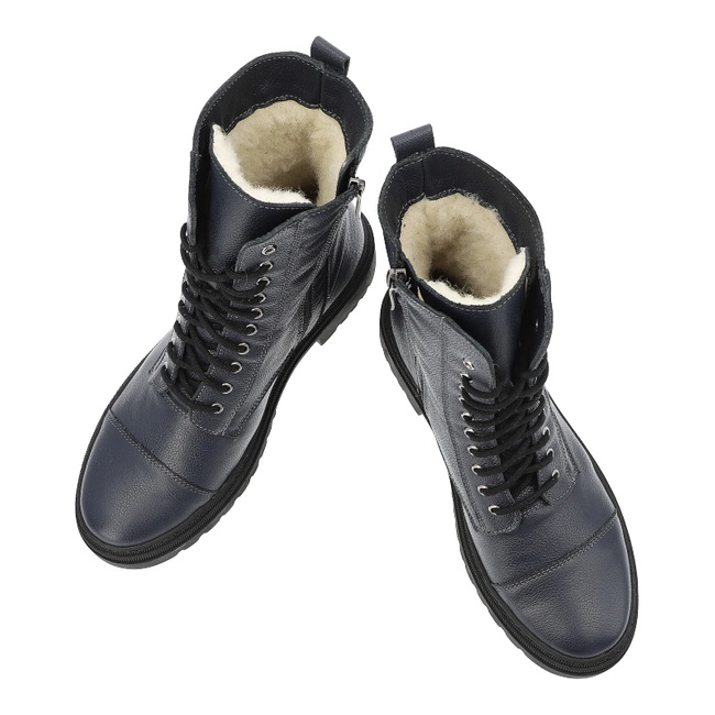 Členkové Topánky Wasak - 0640 Granat Groszek