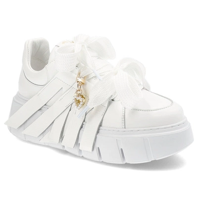 Tenisky Chebello - 4568_-154-506-PSK-S332 Biały/Złoty