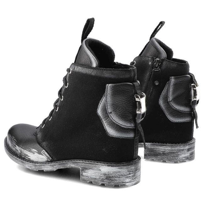 Šnúrovacie Členkové Topánky Maciejka - 04690-01/00-3 Czarny