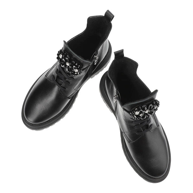 Členkové Topánky Armodo - 03723 Czarny