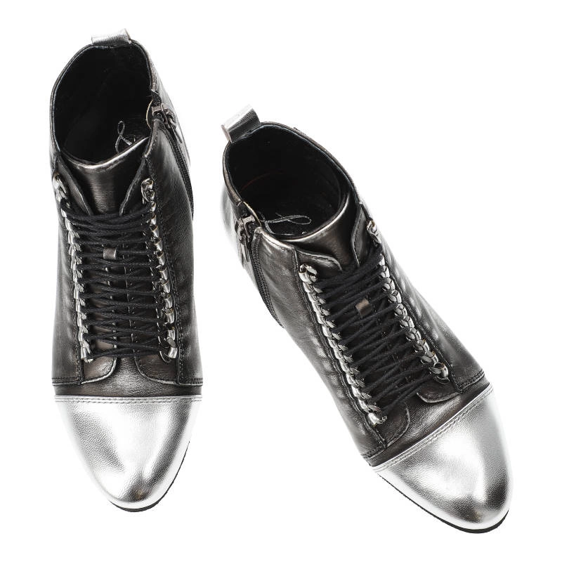 Členkové Topánky Libero - 4925 Nikiel/Srebro 125/112