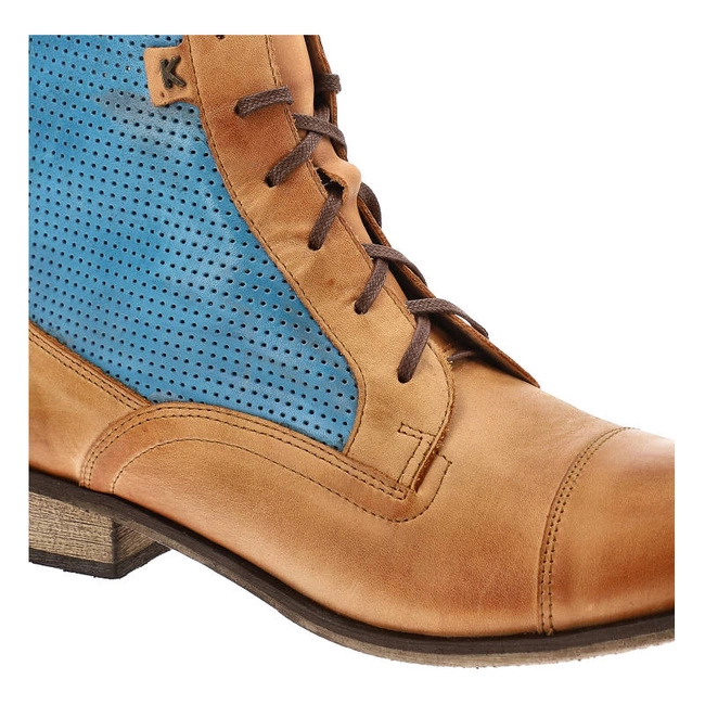 Členkové Topánky Karino - 754/055-P Rudy/Niebieski