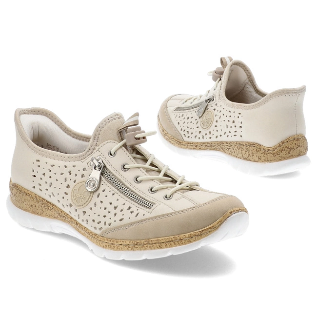Poltopánky RIEKER - N42V3-60 Beige