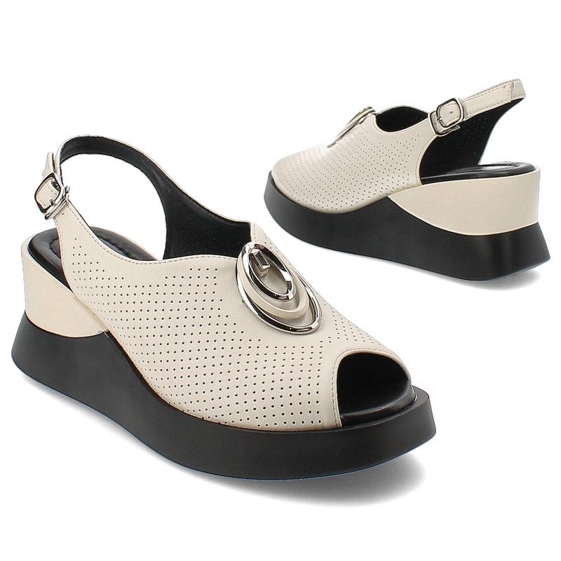 Sandále Artiker - 54C1353 Kremowy