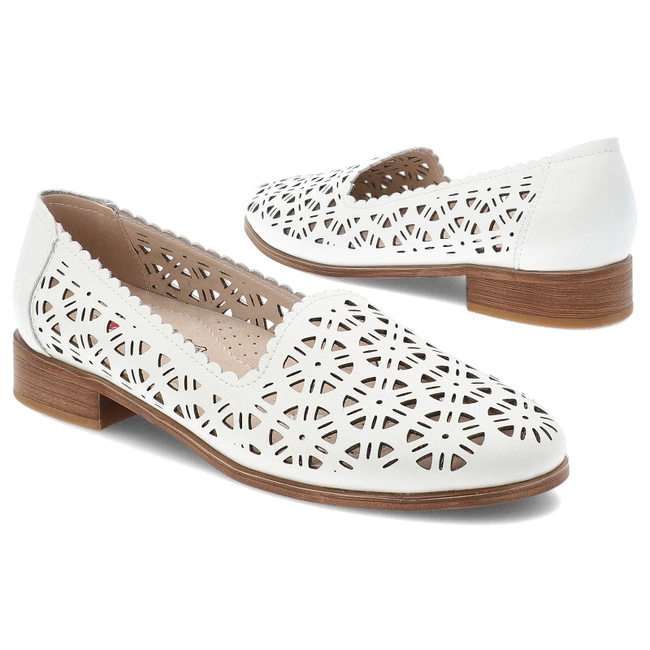 Baleríny S.BARSKI - LR51-646 White