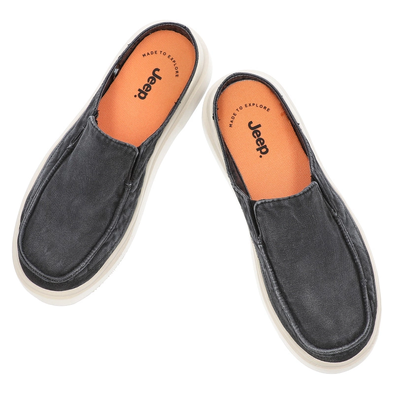 Šľapky JEEP - Nature Sabot JL51502A 062 Black