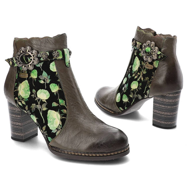 Členkové Topánky Laura Vita - Elceao 30 SL18956-30B Kaki