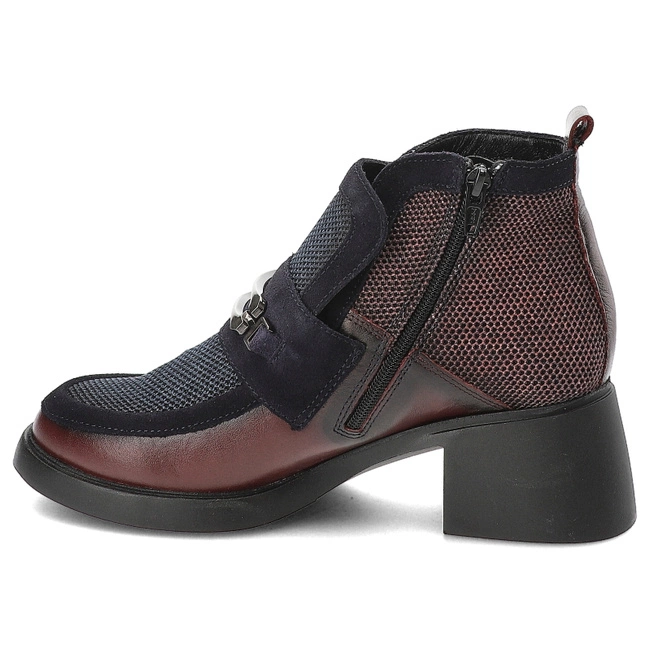 Členkové Topánky Maciejka - 06747-23/00-8 Bordowo-Granatowy