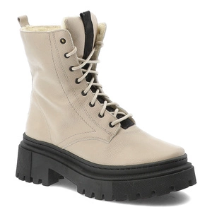 Členkové Topánky Wasak - 0739 Ecru Groszek