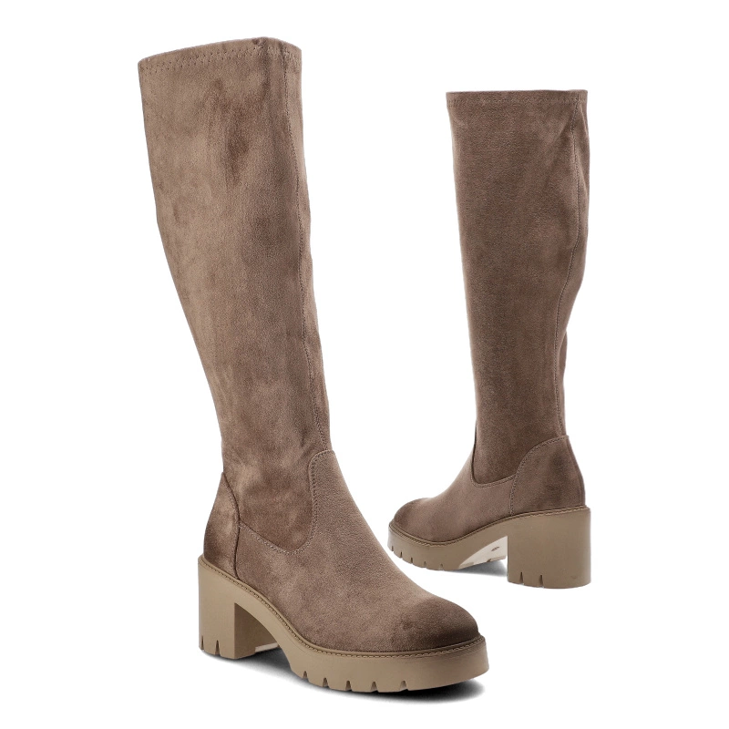 Čižmy Vinceza - 58322 BE SU Beżowy Zamsz