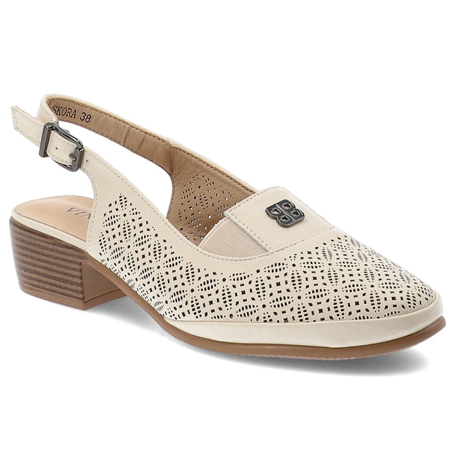 Sandále VINCEZA - 66753 BE Beżowy