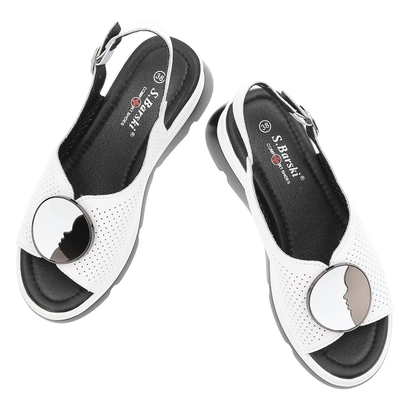 Sandále S.BARSKI - LR51-788 White