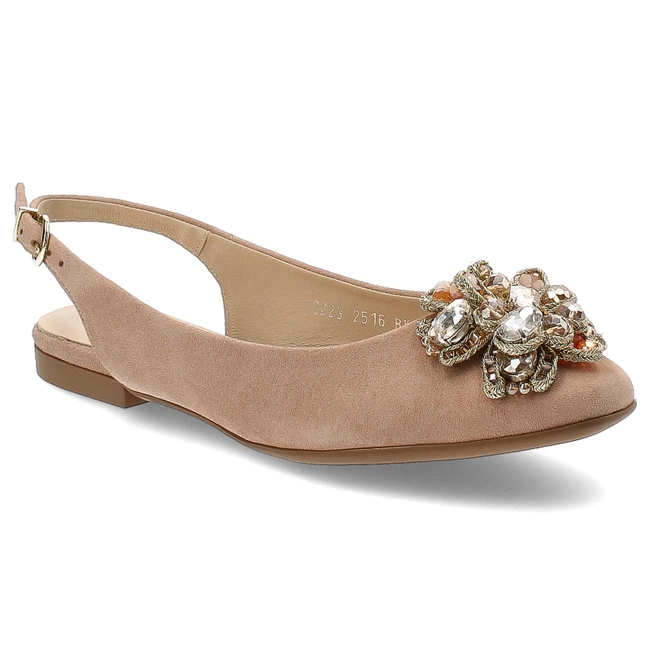 Sandále Armodo - 2516 Beż Welur