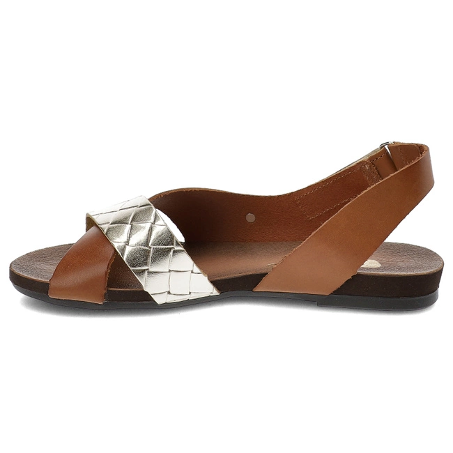 Sandále Armodo - 40141 Bf.Brąz+Bari Zł.