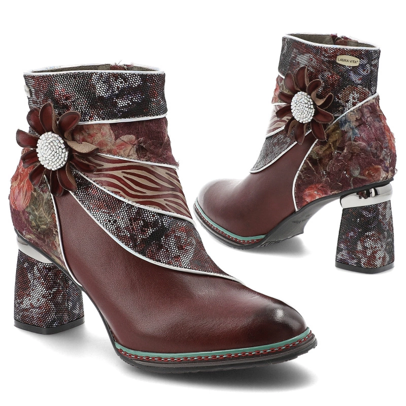 Členkové Topánky LAURA VITA - Kinoao 13 AC331-13 Wine