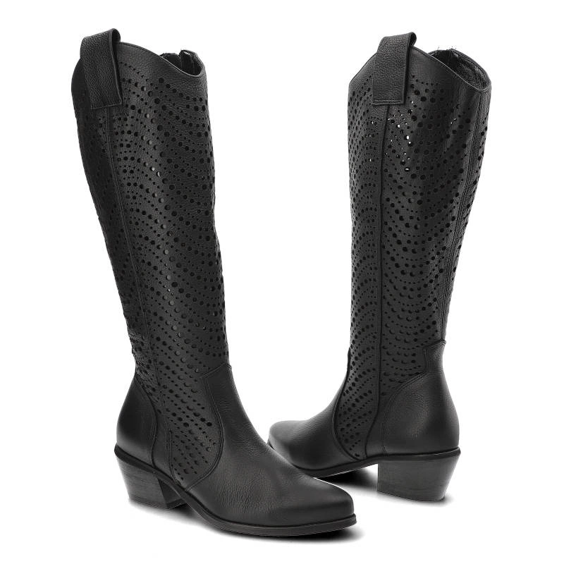 Čižmy Exquisite - 1418 Czarny Groch