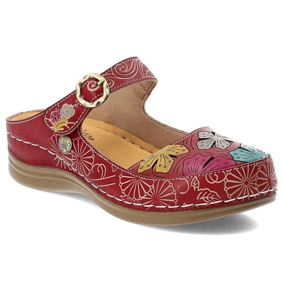 Šľapky LAURA VITA - Biscuit 13 JD800-A13 Rouge