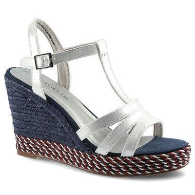 Sandále Tamaris - 1-28372-24 127 Wht Met.Comb