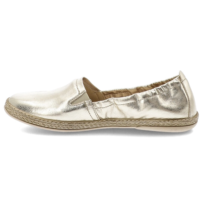 Baleriny ARMODO - 10177 Kryształ Złoto