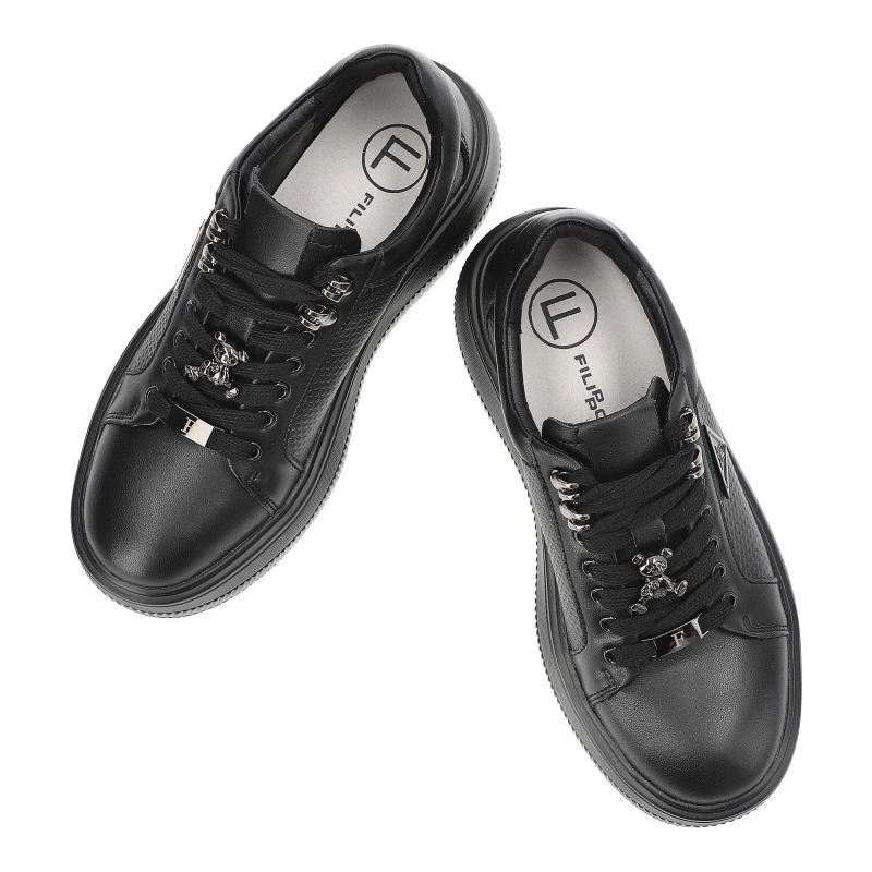 Tenisky Filippo - DP6382/24 BK Czarny