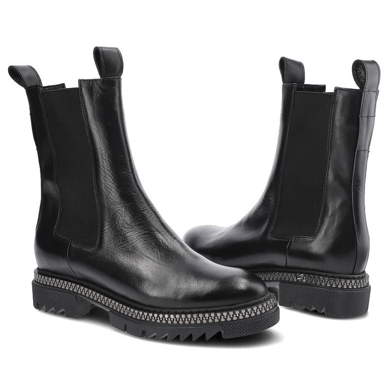 Členkové Topánky Carinii - B7539_-E50-000-000-E73 Czarny