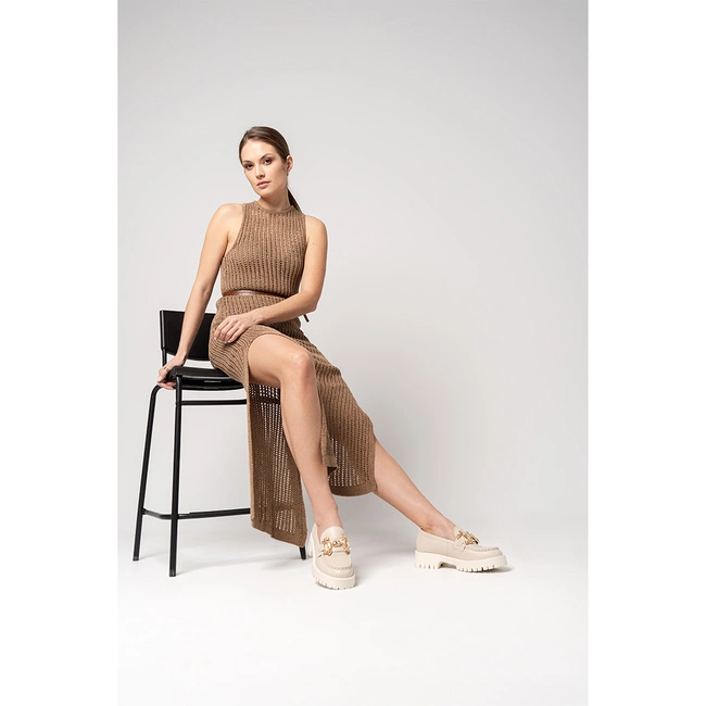 Mókazíny Chebello - 4369_-157-000-PSK-S173 Beżowy Jasny